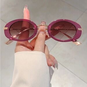 Unique Rose tinted Sunglasses 🔥😍